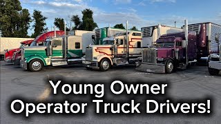 Day In The Life Of Young Owner Operator Truck Drivers!