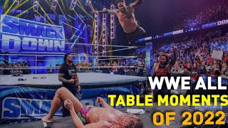 WWE All Table Moments of 2022