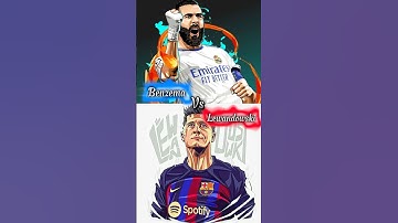 Benzema Vs Lewandowski ⚽️⚔️👍🌏 #football #benzema #lewandowski