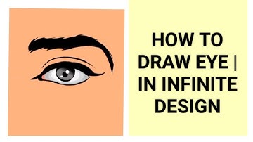 EYE TUTORIAL | HOW TO MAKE EYE VECTOR ART IN INFINITE DESIGN | PINKZZ EDITZZ |