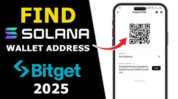 How to Find Solana Wallet Address on Bitget 2025 | Copy Your SOL Deposit Address
