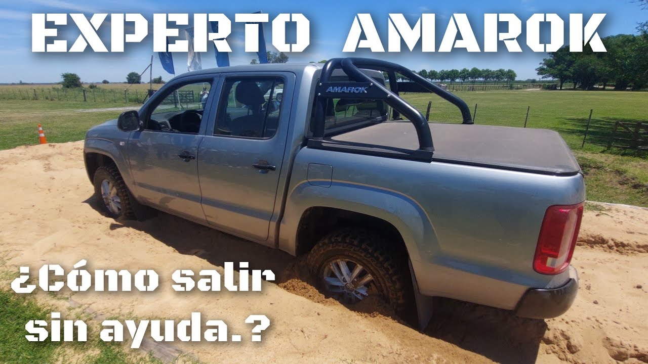 VW EXPERTO AMAROK: ¿CÓMO SALIR DE UNA ENCAJADA EN ARENA SIN AYUDA?
