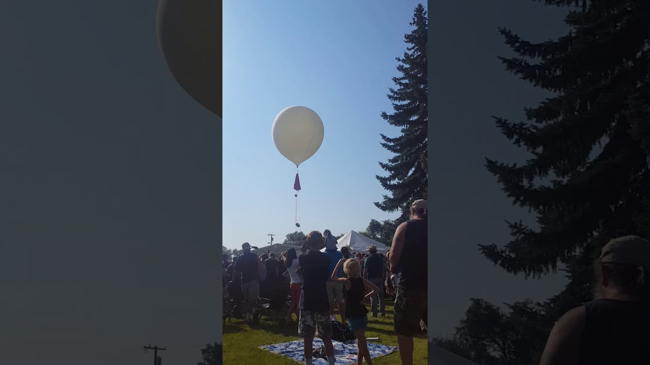NASA weather balloon launch in Arco idaho eclipse YouTube