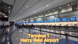 Terminal 1 at Harry Reid Airport in Las Vegas
