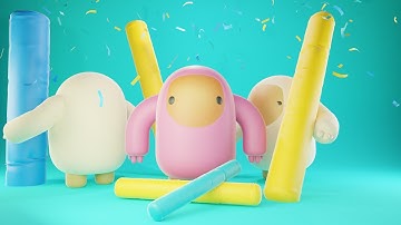 making fall guys characters in blender