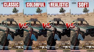 MIRAMAR Desert Map Graphics Comparison - Classic vs Colorful vs Realistic vs Soft | PUBG Mobile screenshot 3