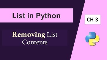 Python Tutorial in Hindi | Removing Items From Python List | pop Method | List in Python Operations