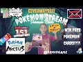 Pokémon LIVE Stream - GIVEAWAYS, 151, Mail, and  Legends Arceus #scarletandviolet151 #pokemoncards