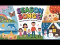 "Seasons Song for Kids 🌸☀️🍂❄️ | Spring, Summer, Fall, Winter | Learn Through Music!"