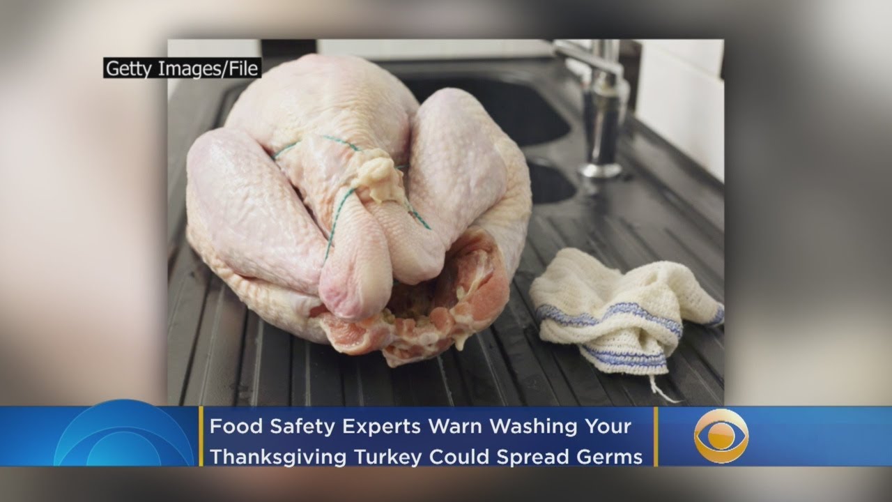 Washing The Thanksgiving Turkey Could Spread Germs, Food Safety Experts ...