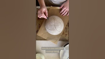 Sourdough bread scoring tutorial 🍞 #sourdough #baking #bread #wildyeast