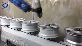 Wheel Hub Robotic liquid coating