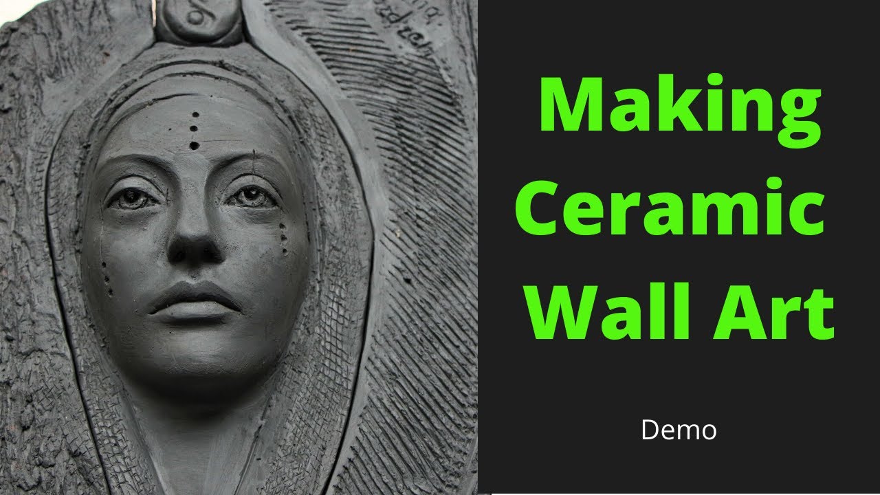 How to make ceramic wall art. Demo YouTube
