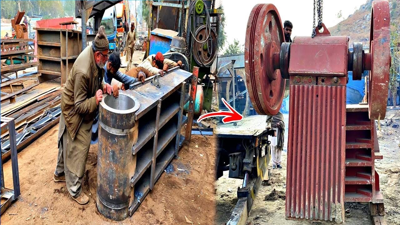 How Jaw Crusher Hammer Manufacturing Process In Local Workshop || Hammer For Heavy Crusher Machine