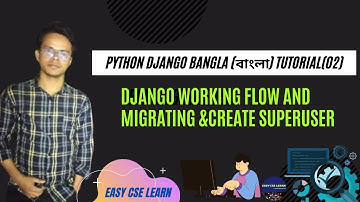 Python Django Bangla বাংলা Tutorial02~Django working flow and migrating