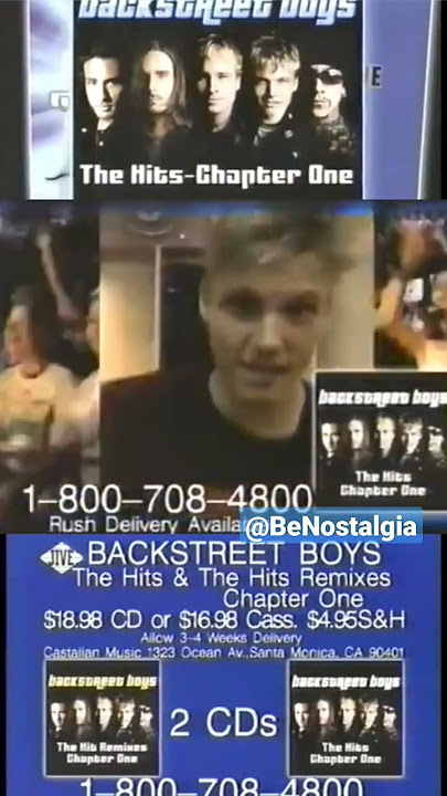 Backstreet Boys The Hits Chapter One CD Promo Commercial #nostalgia #90s