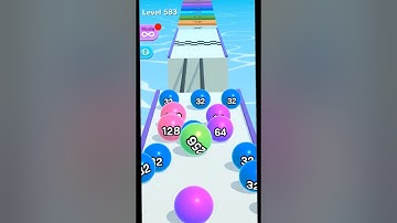 BallRun2048  ! Ball Run Gameplay Level-581 to 586 ! All Levels games Walkthrought #Ballgame