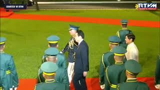 Japanese Prime Minister Fumio Kishida arrives in Malacañang
