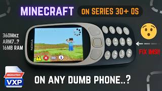 I Got Minecraft & DOOM Running on a Feature DUMB Phone! - MRE Series 30!