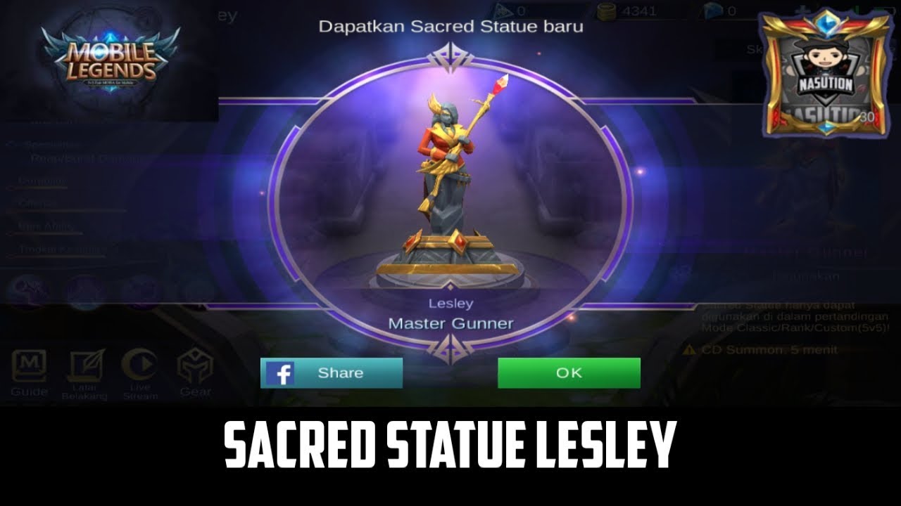 SACRED STATUE LESLEY | MOBILE LEGENDS