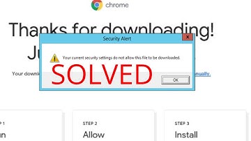 Your current security settings do not allow this file to be downloaded