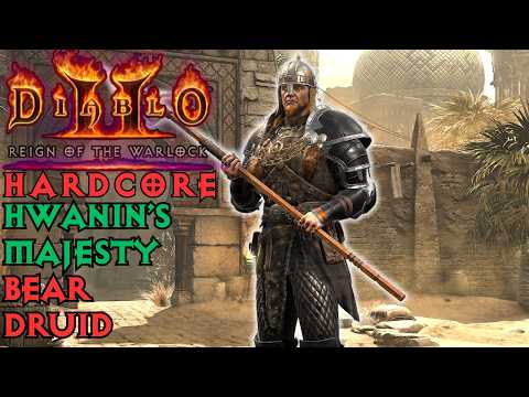 Werebear Druid With Hwanin's Majesty Set - Diablo 2 Resurrected Hardcore