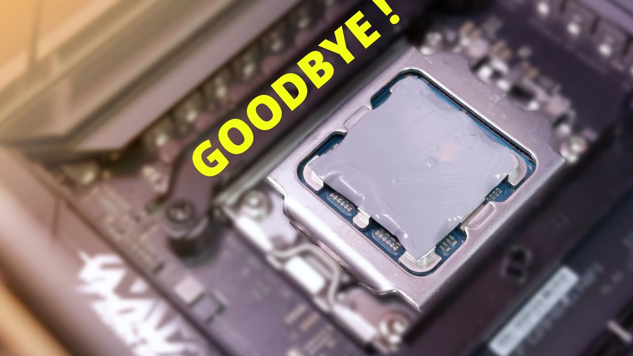 End of Thermal Paste - Ryzen 9800X3D and PTM7950 - YouTube