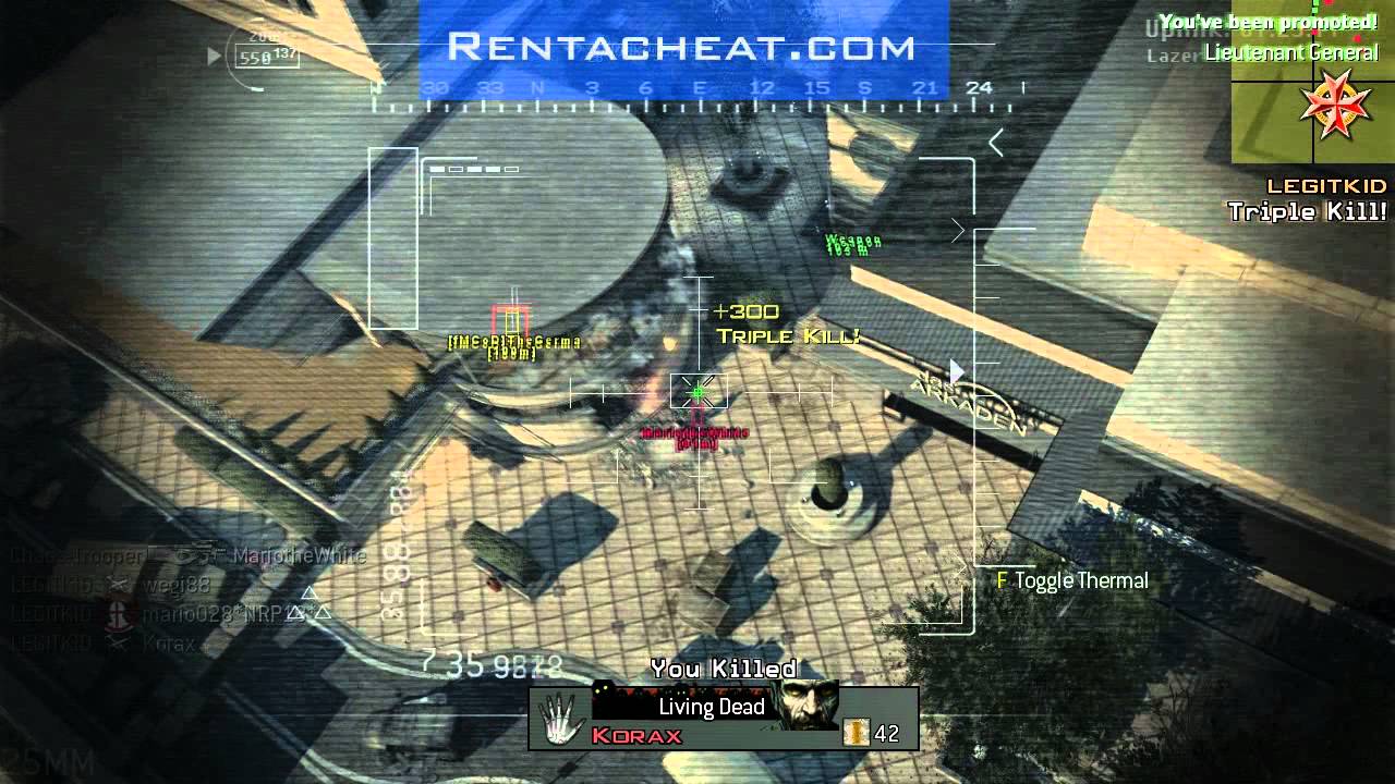 Rentacheat.com Mw3 Aimbot Strife multihack rage