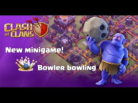 SNEAK PEEK the NEW Clash of Clans Minigame Bowler Bowling