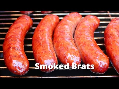 Smoked Brats | Smoked Bratwurst Sausage with Bacon Jam on UDS Smoker