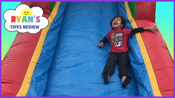 Inflatable Outdoor Playground for kids bounce house! Giant Slides Children Play Center Fun