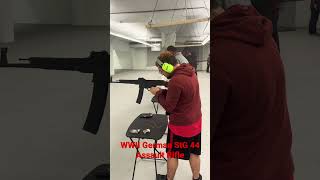 Shooting German WWII Assault Rifle the StG 44 #stg44 #wwii #history #firearms #guns #germany #shorts