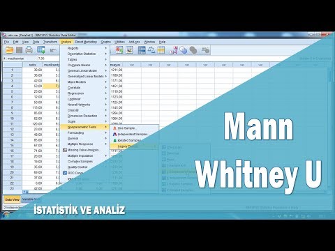 Video: Mann Whitney U testinin varsayımları nelerdir?