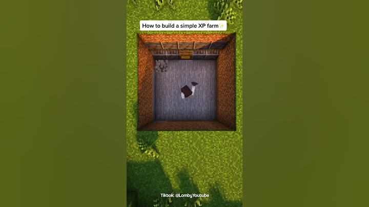Minecraft: Simple XP Farm | #shorts