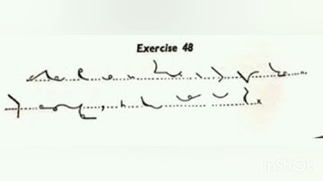 Pitman new era shorthand 😀/Answer key exercise 48.