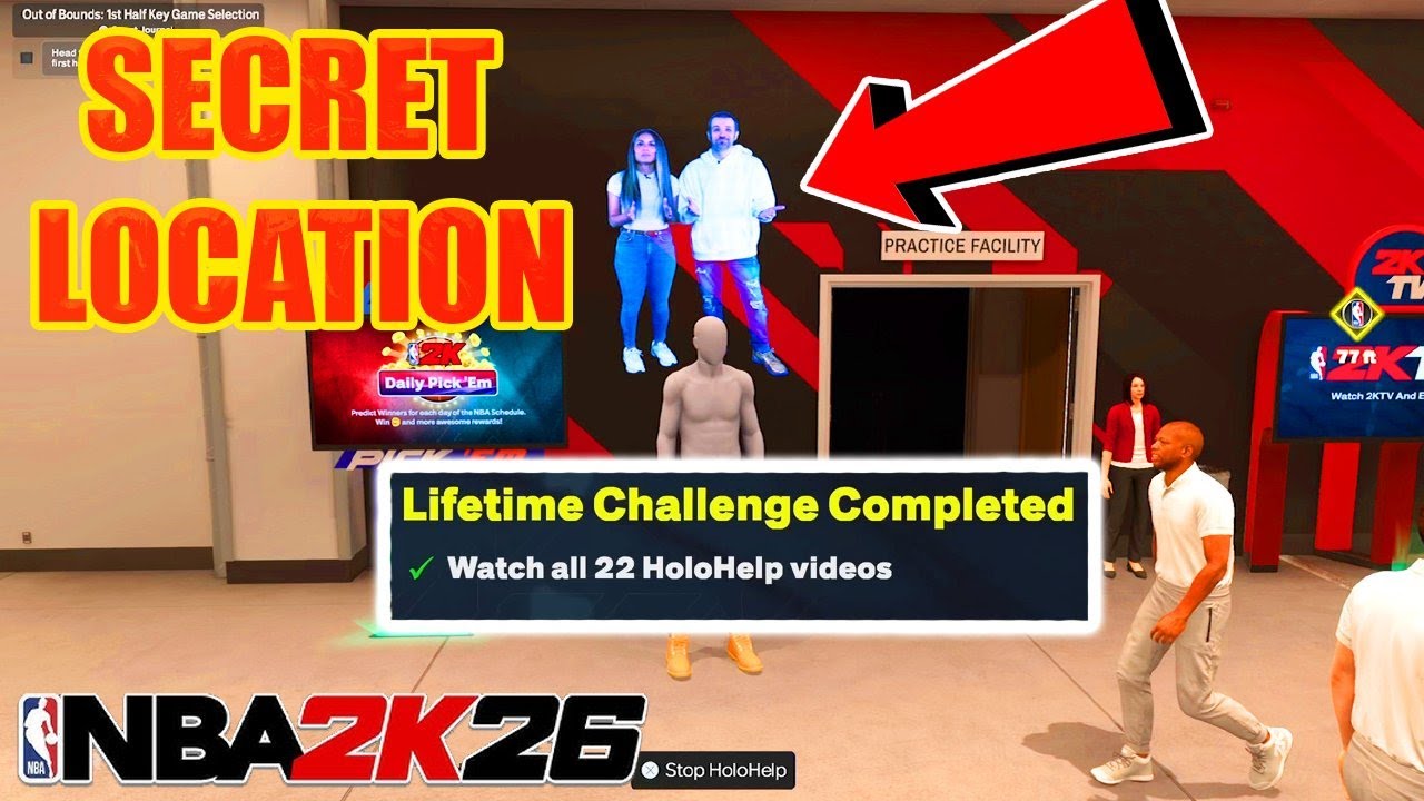 NBA 2K26 HoloHelp Locations | All 22 Locations | For Cap Breakers and Lifetime Challenges