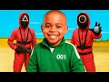 LE FILS DE FRANKLIN PARTICIPE A UN SQUID GAME POUR LES ENFANTS ?! ( aucun danger )