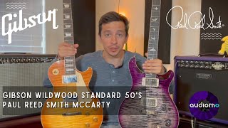 Comparing a PRS McCarty and Gibson Les Paul Standard 50's
