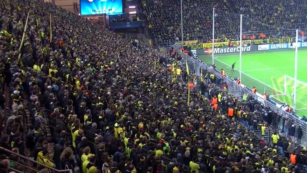 Stimmung Südtribüne: Borussia Dortmund - Arsenal London (0:1 BVB Champions League 2013/14)