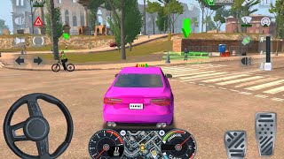 City Taxi Sim 3D - Realistic Car Driving Games Android iOS Gameplay #66 screenshot 5