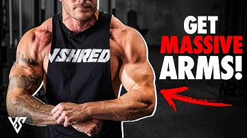 Biceps & Tricep Exercises For MASSIVE ARMS - Arm Day Workout | V SHRED