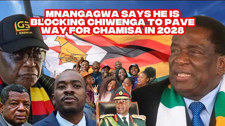 WATCH LIVE: President Mnangagwa Says He Is blocking Chiwenga to pave Way for Chamisa In 2028