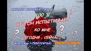 #Что он испытывает, ко мне сегодня, сейчас? 100% Онлайн-гадание! Общий ТАРО расклад