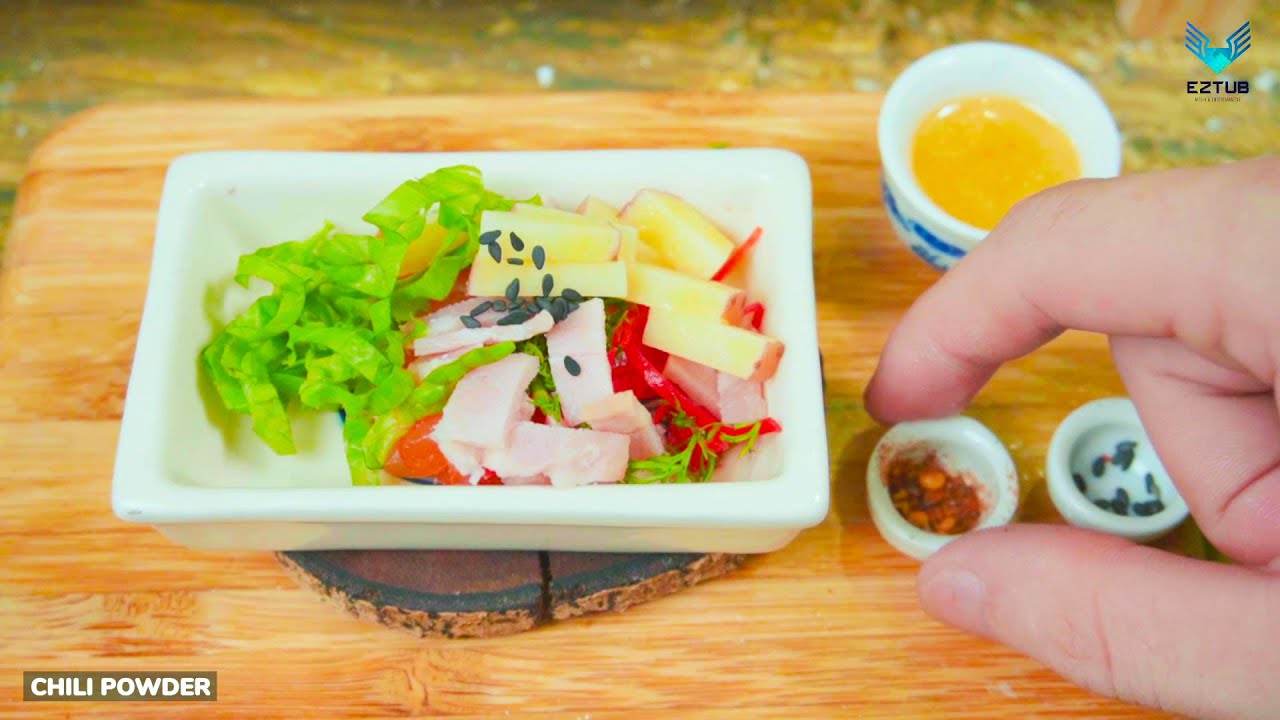 How To Make German Potato Salad | German Salad Recipe | Miniature Food