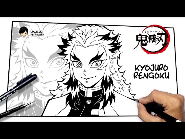 Kyojuro Rengoku - Desenho de guzn123 - Gartic