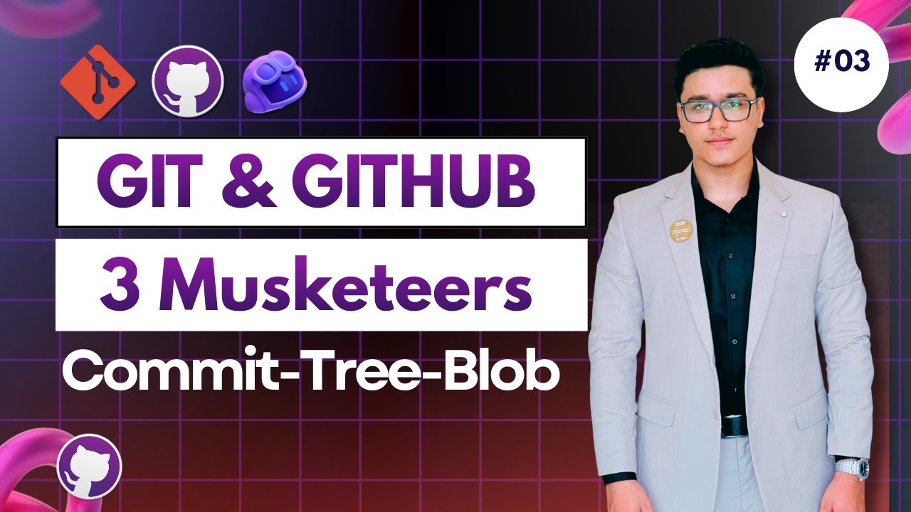 Commit, Tree & Blob (3 Musketeers) | Git & Github |  Urdu/Hindi | #03 |