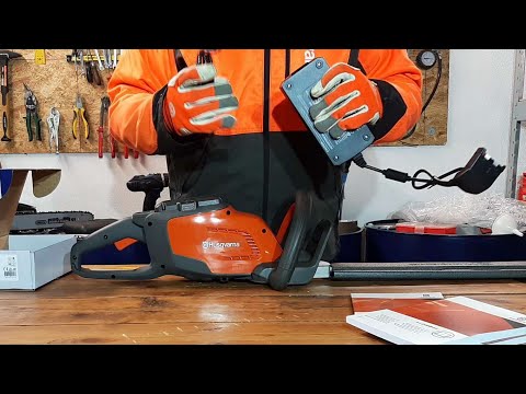 Cordless hedge trimmer Husqvarna 115iHD45 Unboxing