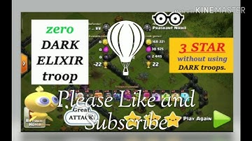BEST TH 10 attack with ZERO DARK ELIXIR TROOPS!