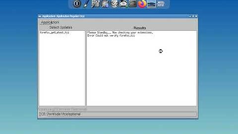 How to update extensions Tiny Core Linux