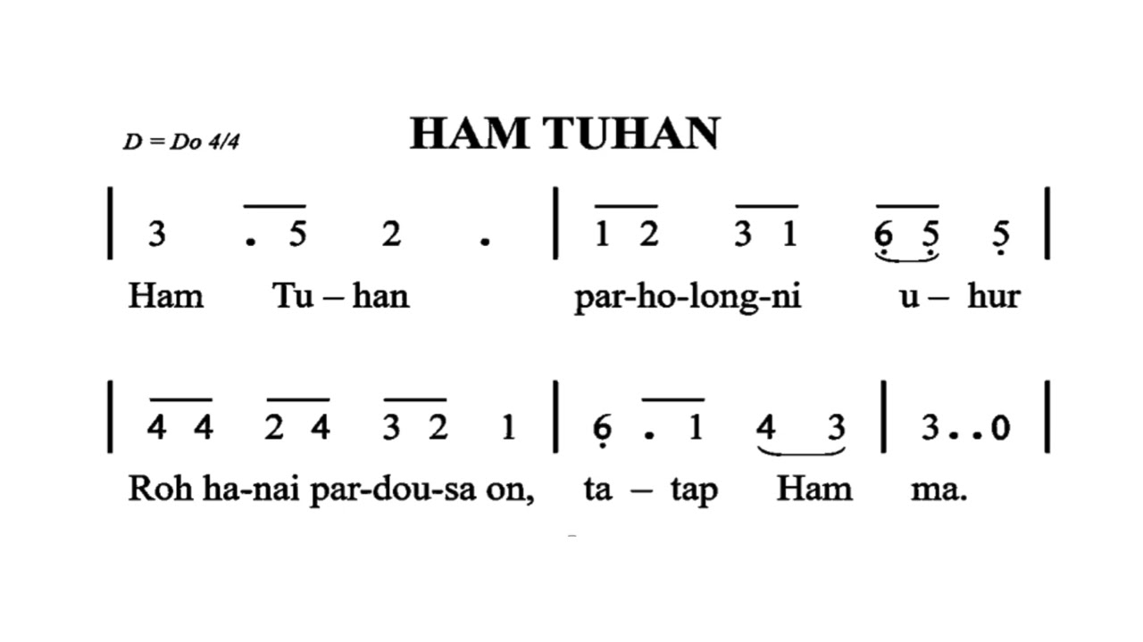 Iringan Ham Tuhan (Doding sanggah hasasapan ni dosa)